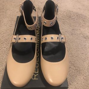 Rebecca Minkoff women’s beige flats brand new in box size 7 1/2 Rachel
